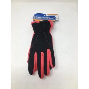 Manzella Womens Gloves Black/Pink Size S/M US - Size M